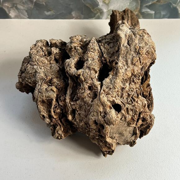 Natural Weathered Wood Sculpture Rustic Abstract Home Decor 12